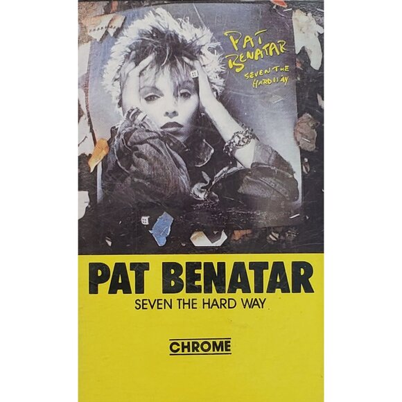Pat Benatar Seven The Hard Way Cassette Tape Album Music 1985 Chrysalis Records - Picture 1 of 8